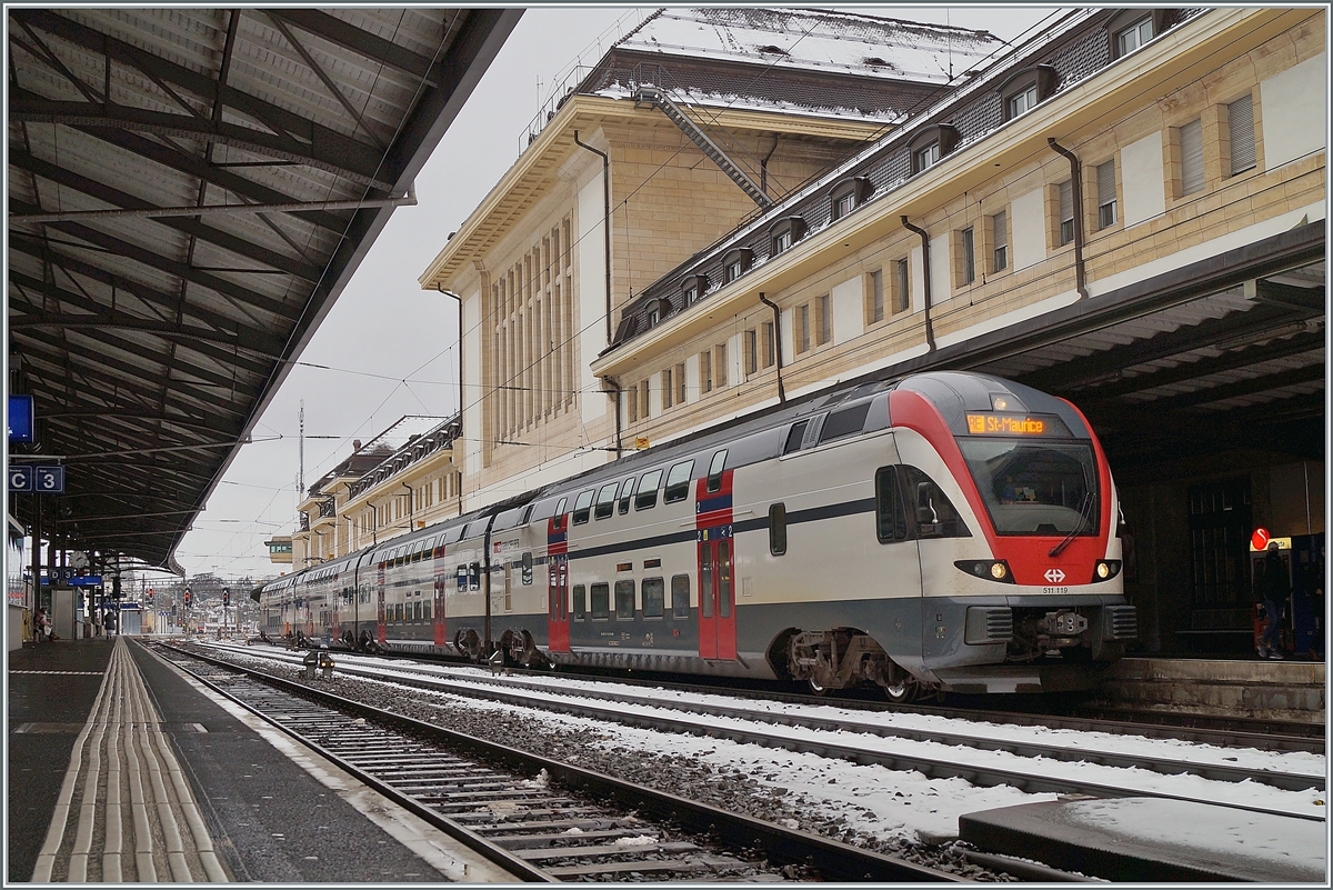 The SBB RABe 511 019 from Annemasse to St-Maurice in Lausanne.

17.01.2021