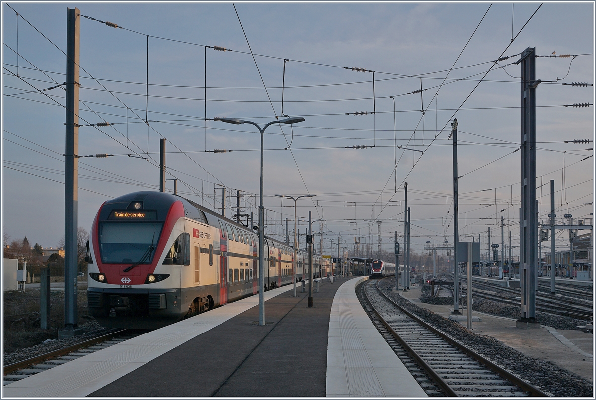 The SBB RABe 511 036 in Annemasse. 

21.01.2020