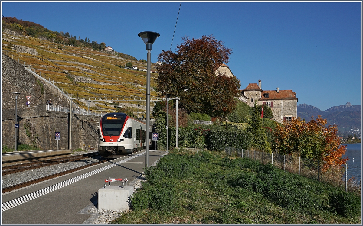 The SBB RABe 511 103 in Rivaz.
16.10.2017