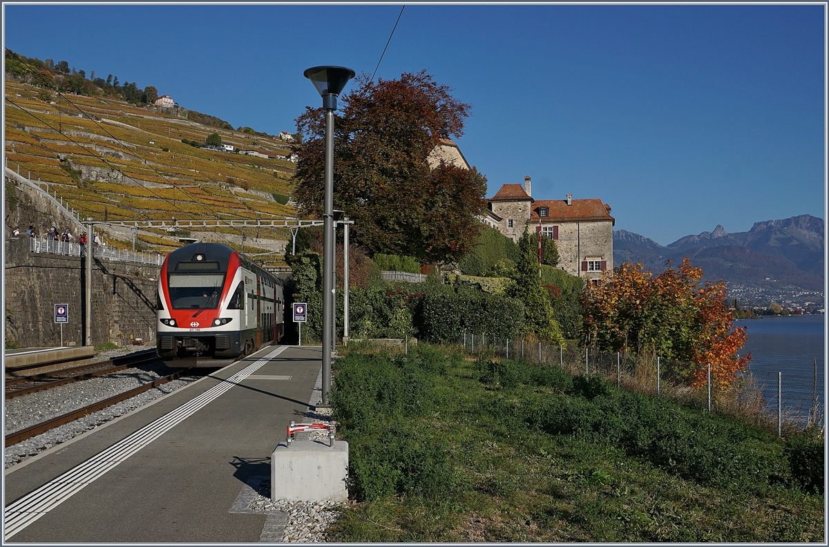 The SBB RABe 511 103 in Rivaz.
16.10.2017