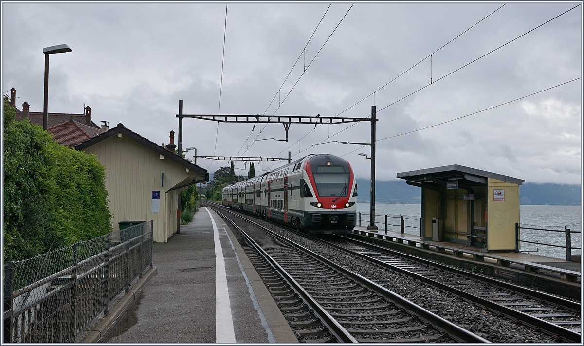 The SBB RABe 511 103 on the way to Geneva by St Saphorin. 

11.05.2020