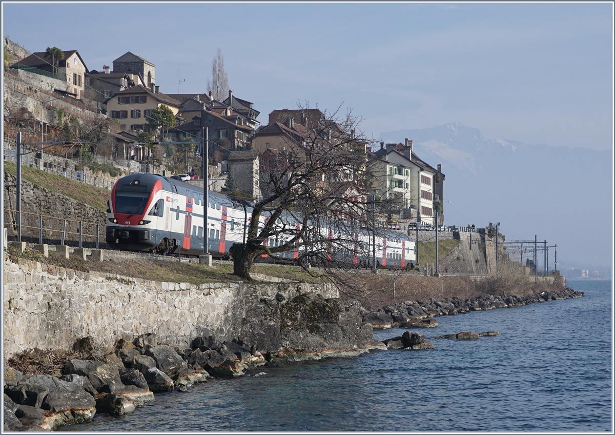 The SBB RABE 511 106 by St Saphorin.
06.02.2018