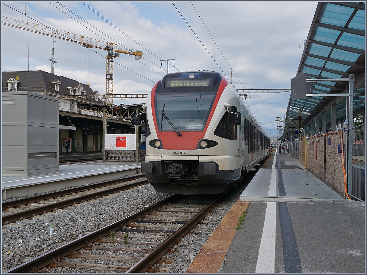 The SBB RABe 523 in Renens VD. 

29.08.2018