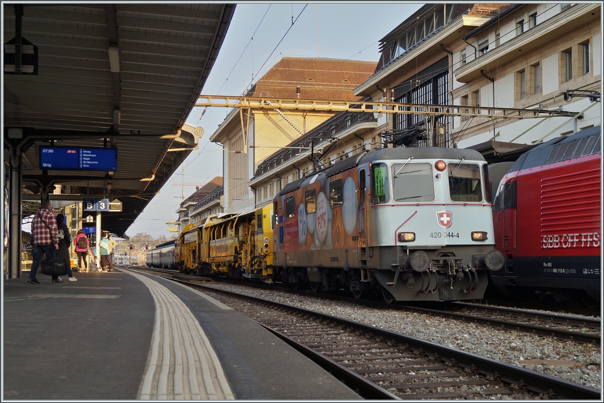The SBB Re 420 344-4 in Lausanne.

17.04.2021