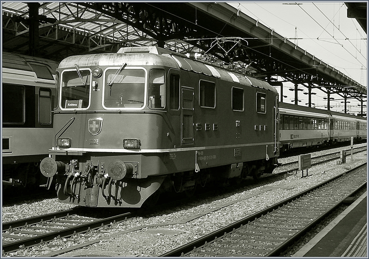 The SBB Re 4/4 II 11131 in Lausanne.
30.05.2017