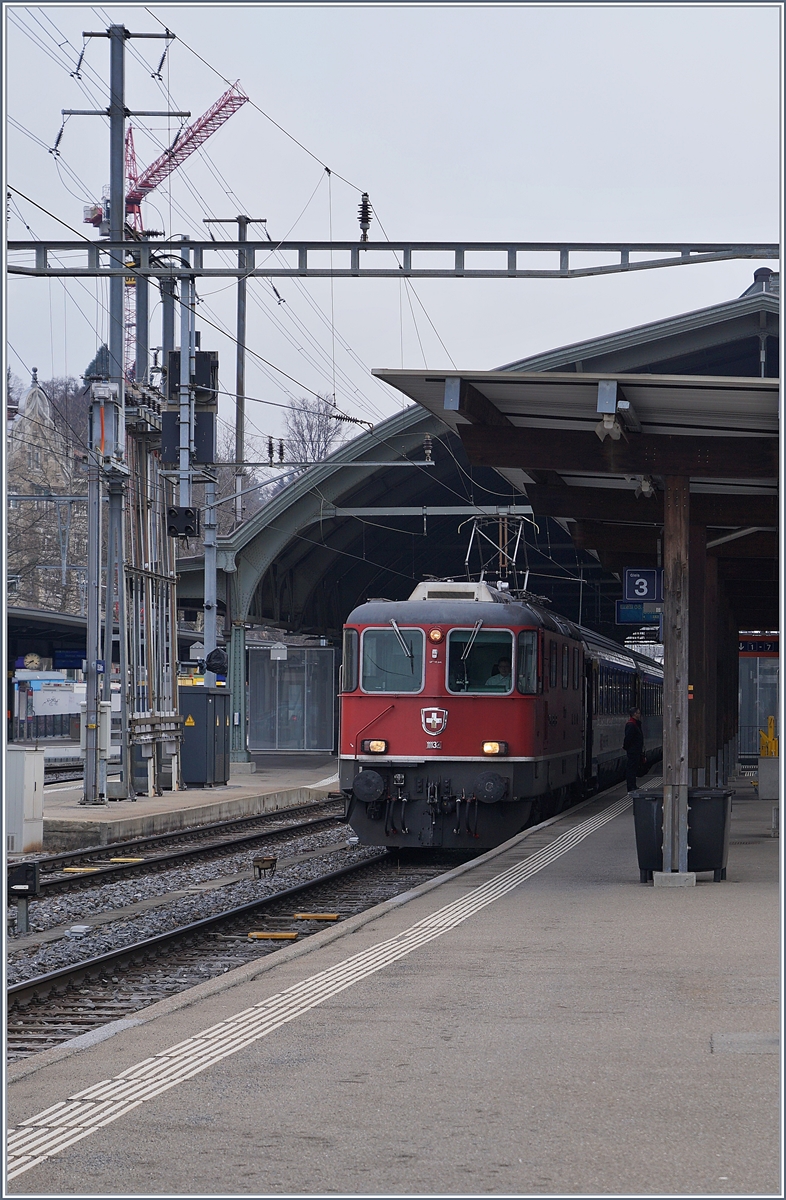 The SBB RE 4/4 II 11132 in St Gallen.
17.03.2018