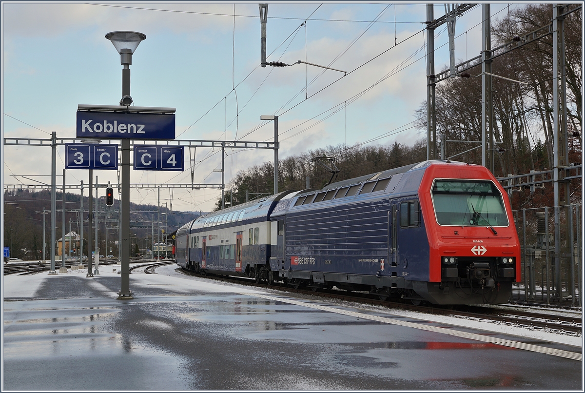 The sBB Re 450 050 in Koblenz.
09.12.2017