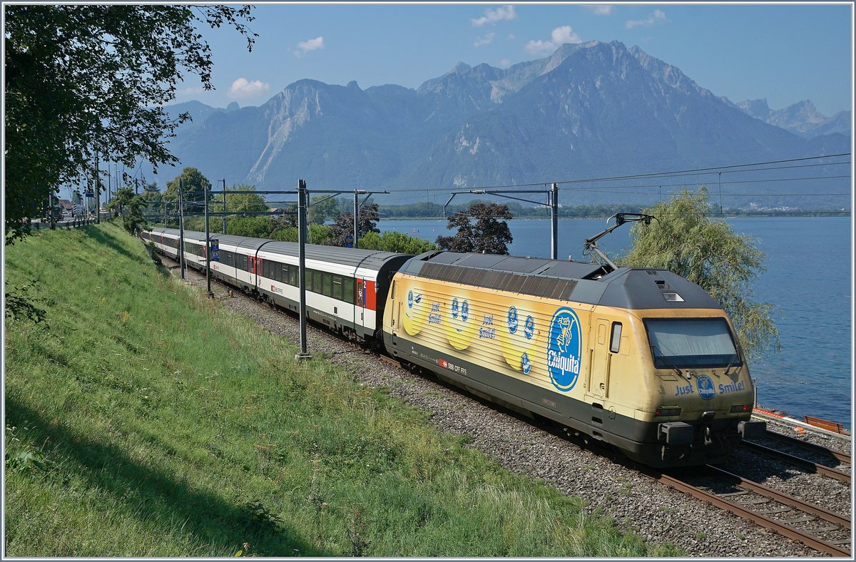 The SBB RE 460 029-2 by Villeneuve.
03.08.2018