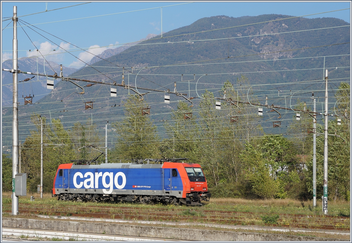 The SBB Re 484 008 in Domodossola.
07.10.2016