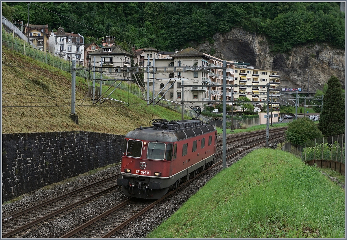 The SBB Re 620 024-0 b<y Veytaux. 
13.06.2018