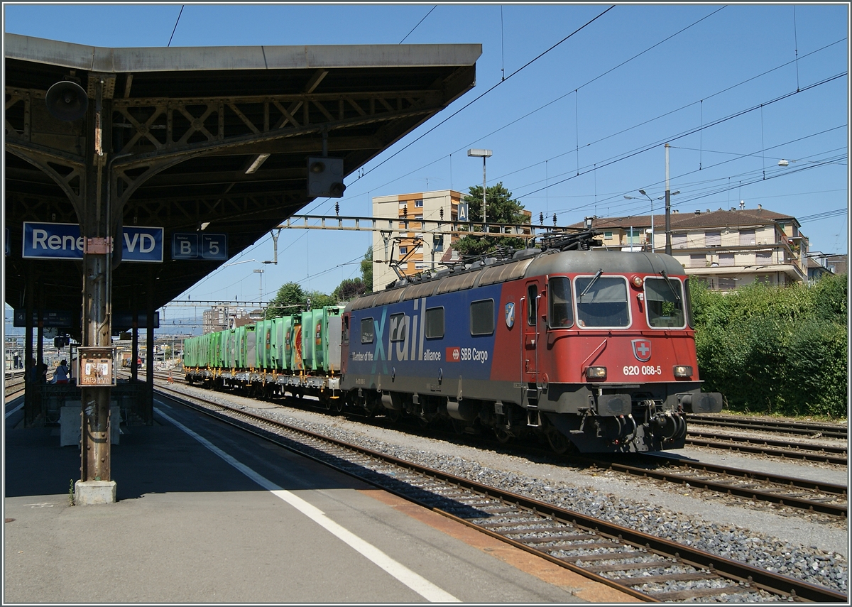 The SBB Re 620 088-5 in Renens VD. 
10.07.2015