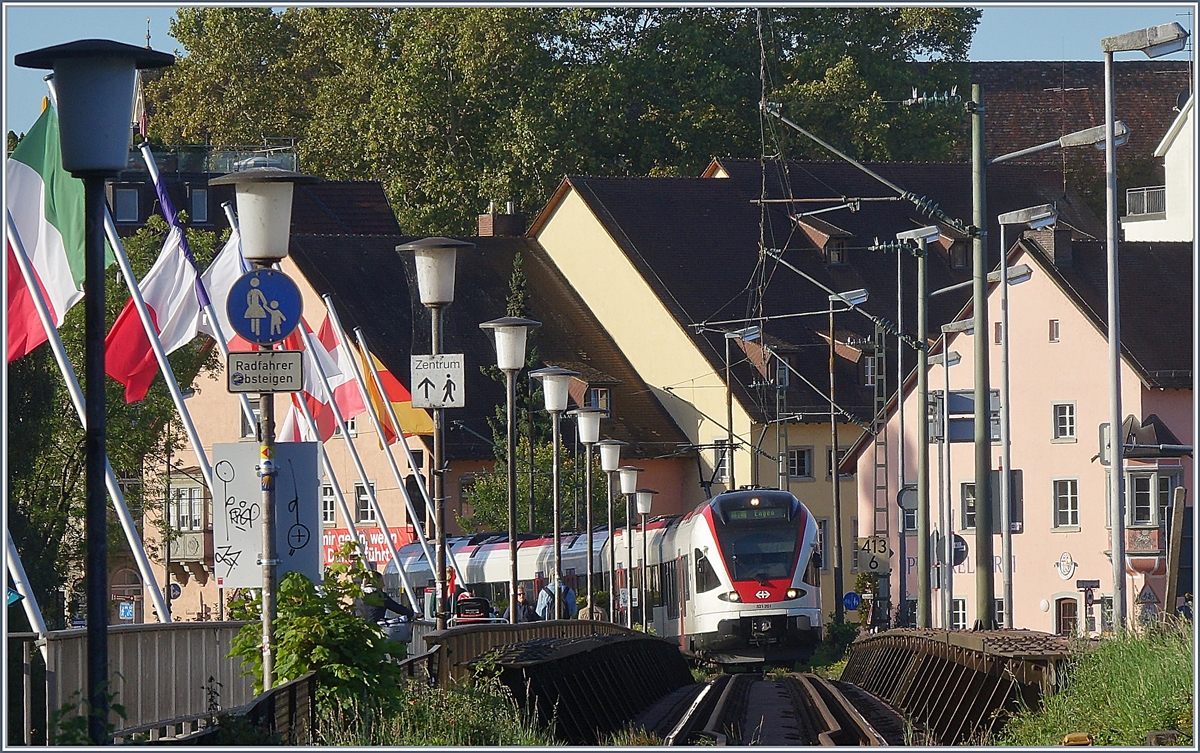 The SBB  Seehas  RABe 521 201 to Engen in Konstanz. 

19.09.2019
 