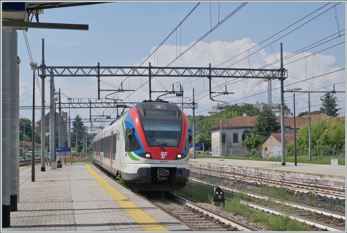 The SBB TILO RABe 524 012 is arriving from Luino in Gallarte. 

23.05.2023