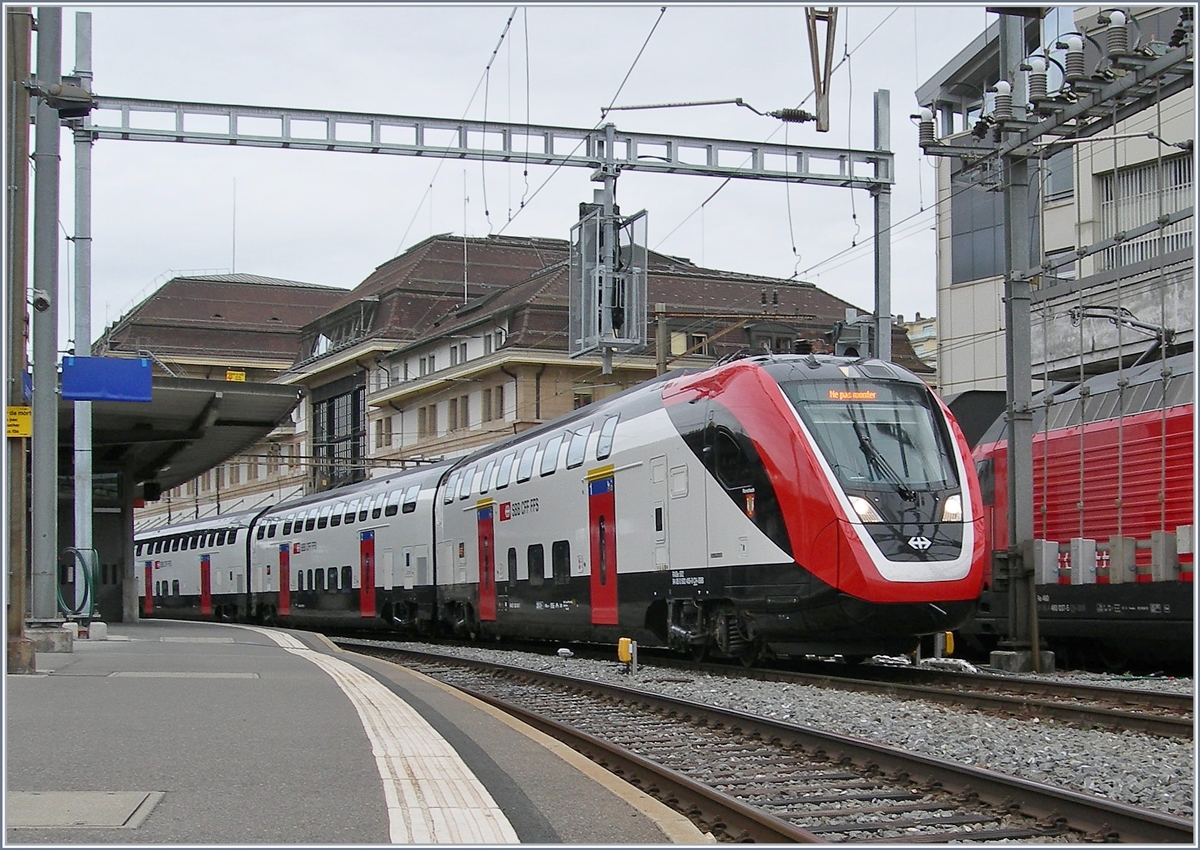 The SBB Twindexx RABe 502 405-9  Rorschach  on a test run in Lausanne. 

06.06.2019