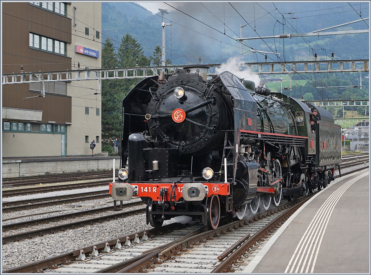 The SNCF 141 R 1244 in Arth Goldau.
24.06.2018
