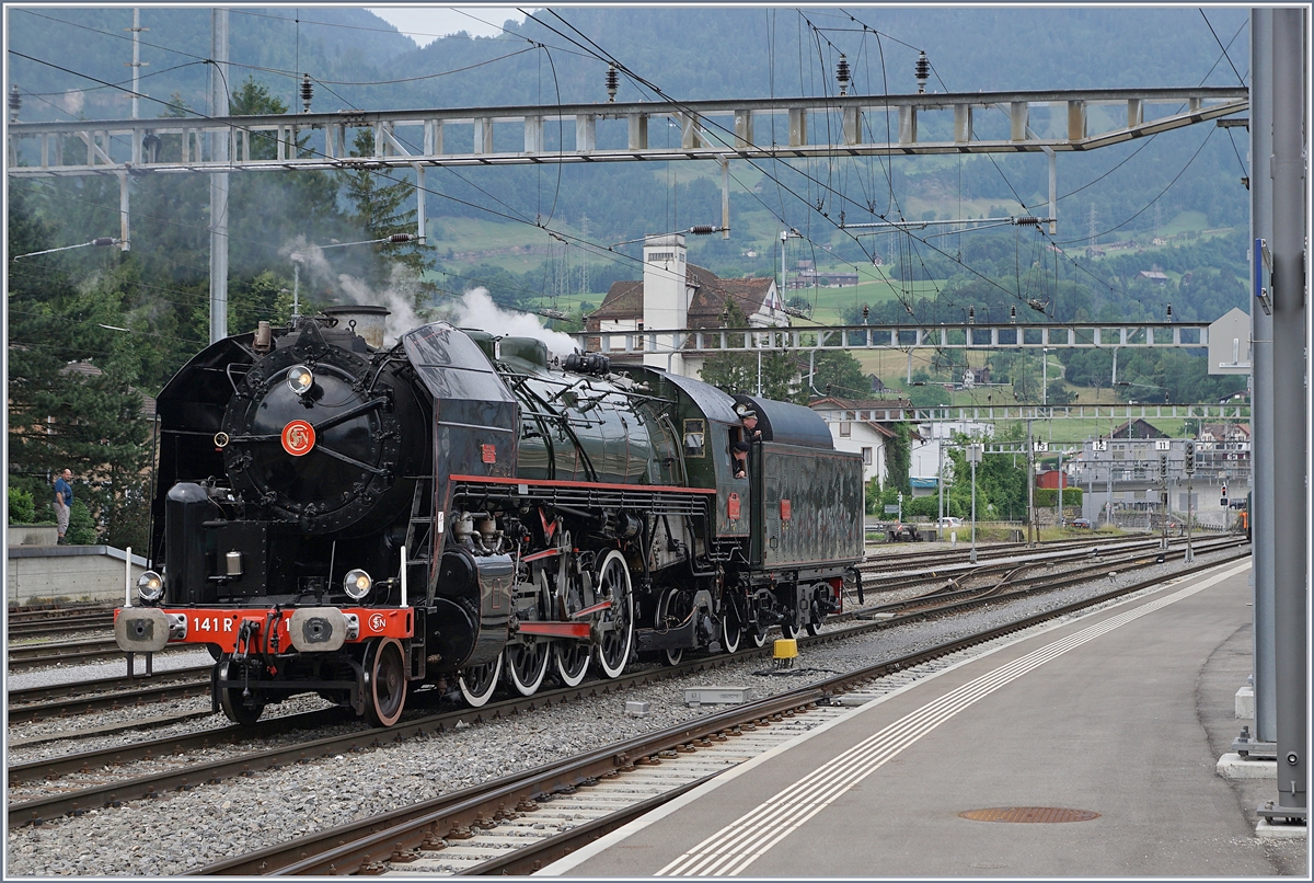 The SNCF 141 R 1244 in Arth-Goldau.
24.06.2018