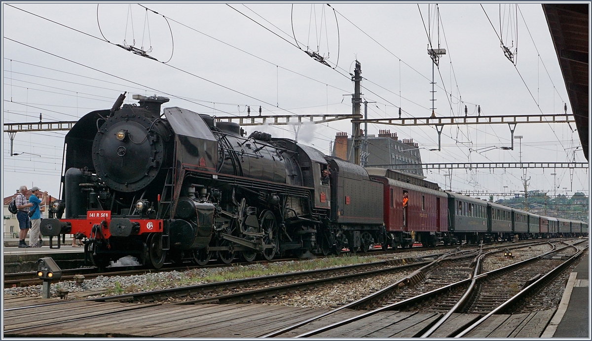 The SNCF 141 R 568 in Lausanne.
24.06.2017