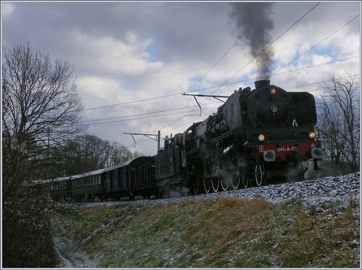 The SNCF 241-A-65 by Koblenz.
09.12.2017