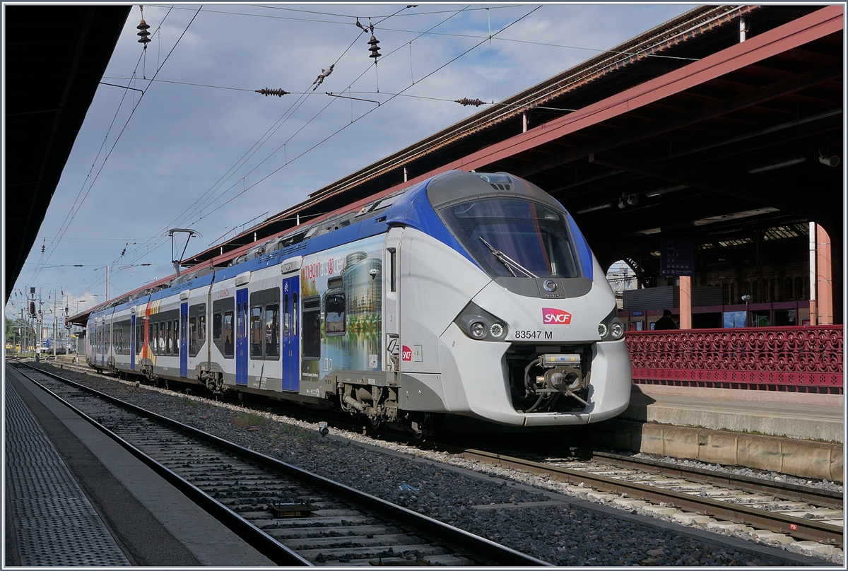 The SNCF 83 5547 M on the way to Selestadt in Strasbourg. 

28.05.2019