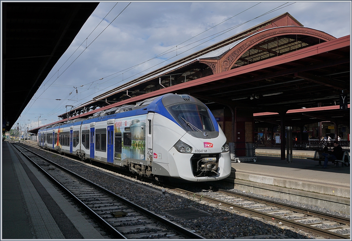 The SNCF 83547M in Strasbourg is waiting his departure.  

28.05.2019