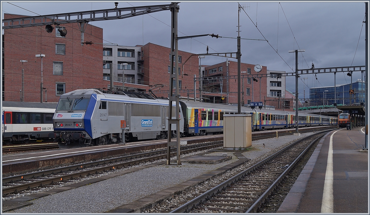 The SNCF BB 26 147 in Basel SBB. 

13.03.2018