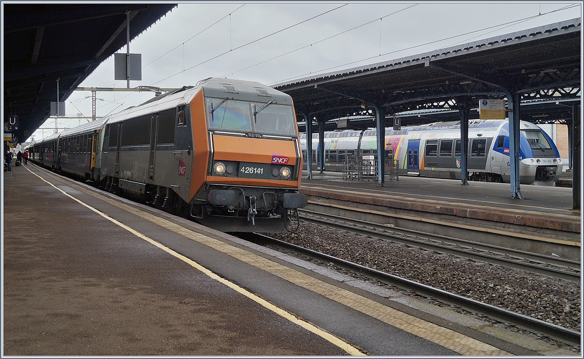 The SNCF BB 26141S (Syibic) in Colmar.
12.03.2018