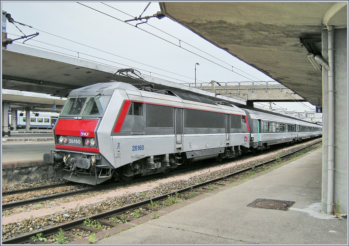 The SNCF BB 26160 in Mulhouse.
08.04.2008