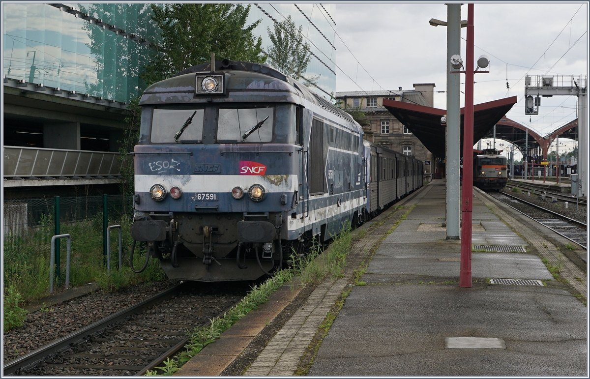 The SNCF BB 67 591 in Strasbourg.

28.05.2019