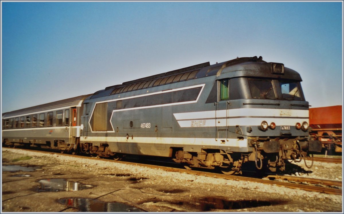 The SNCF BB 67483 in Dieppe.

14.02.2002