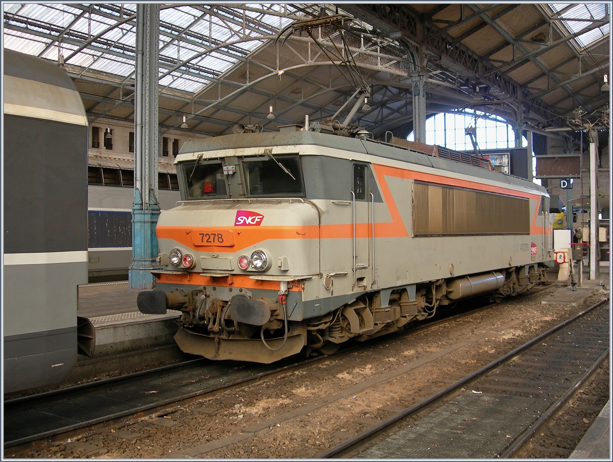 The SNCF BB 7278 in Tours.
21.03.2007
