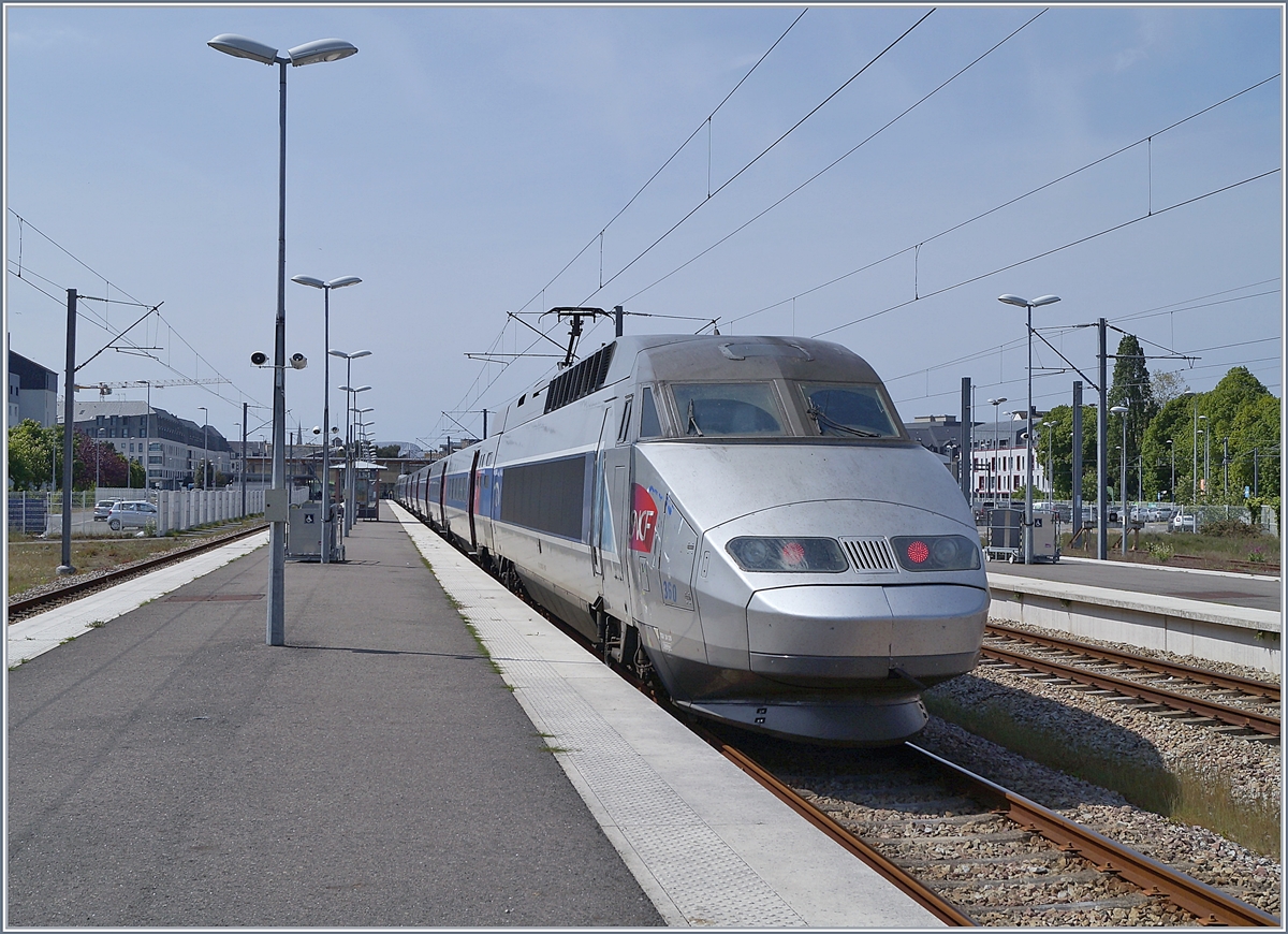 The SNCF TGV 360 in St Malo.

06.05.2019