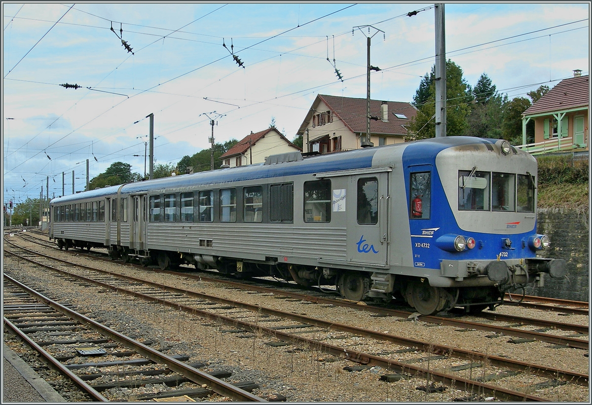 The SNCF X4732 in Mouchard.
24.10.2006