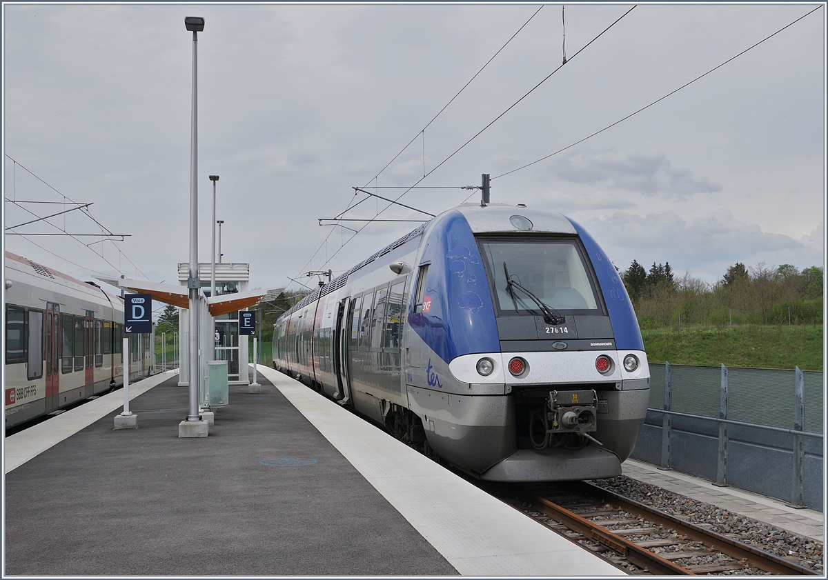 The SNCF Z 27614 in Meroux TGV.

24.04.2019
