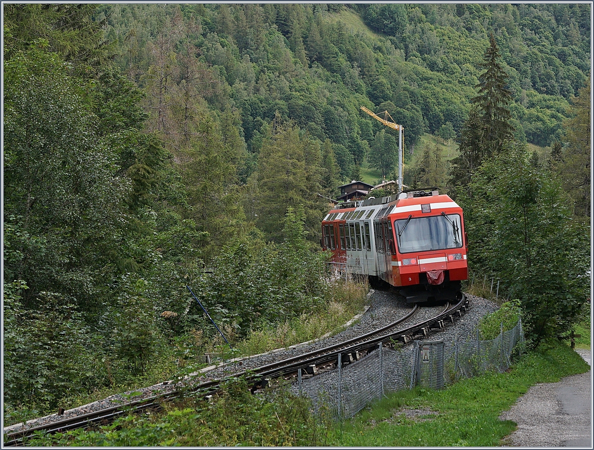 The SNCF Z 8000 05 (94 87 0000 805-5 F-SNCF) near St-Roc le Plantet on the way to Vallorcine. 25.08.2020