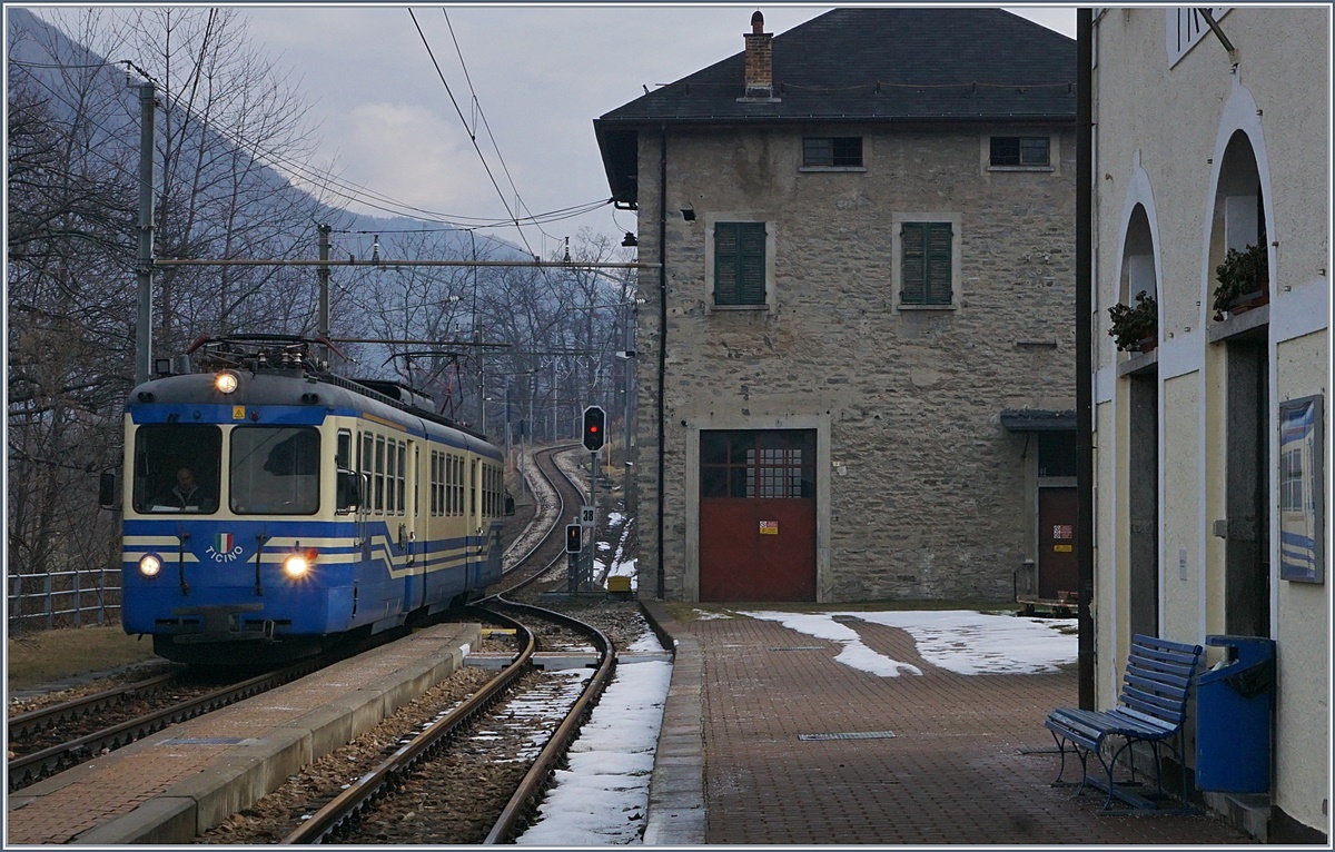 The SSIF ABe 8/8 22 Ticino in Trontano.
31.01.2017