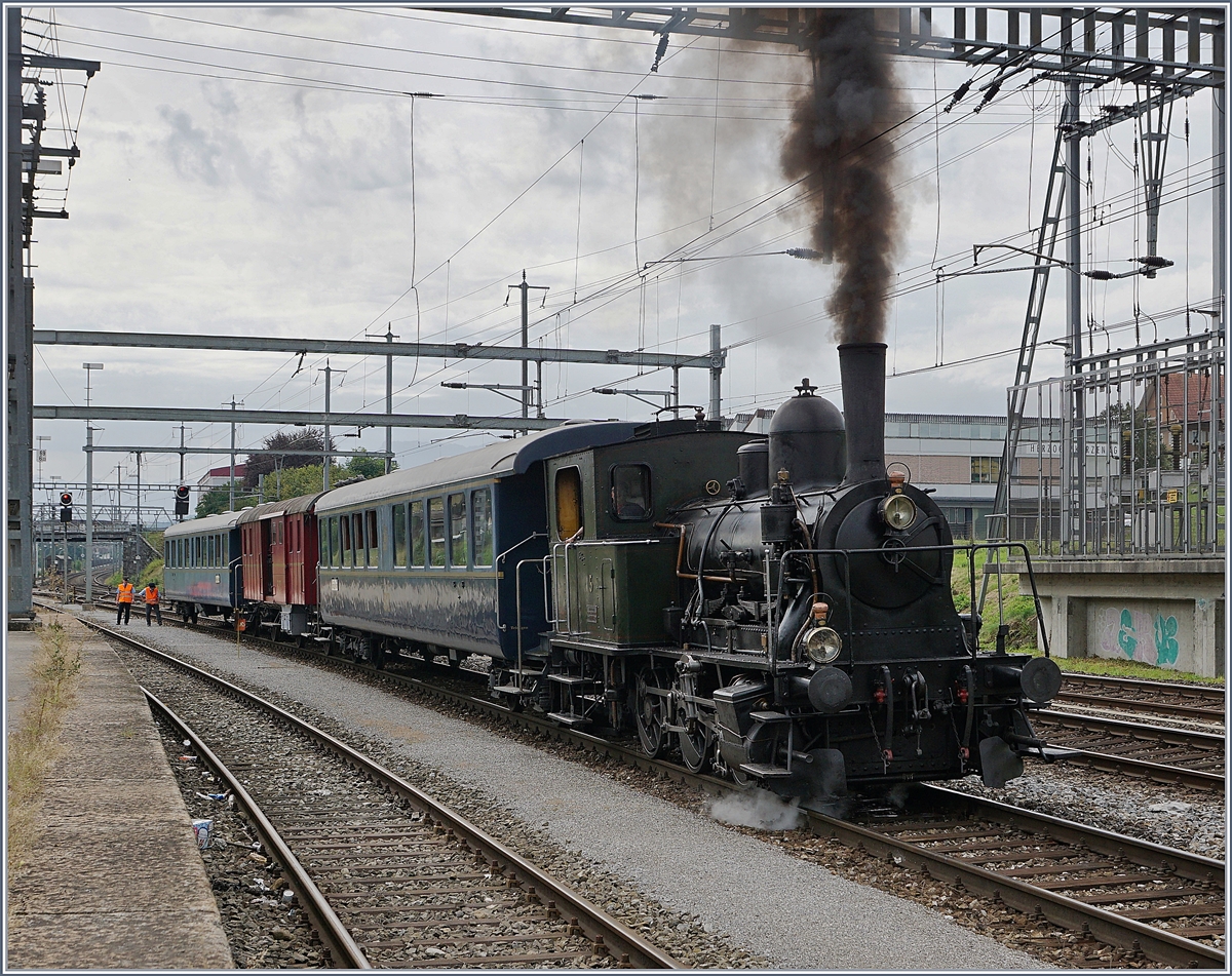 The ST E 3/3 N° 5 in Sursee.
27.08.2017