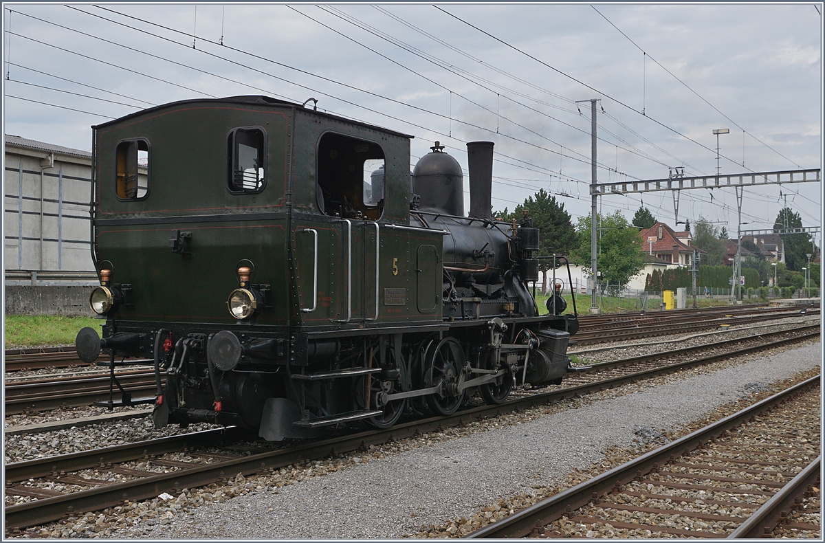 The ST E 3/3 N° 5 in Sursee.
27.08.2017