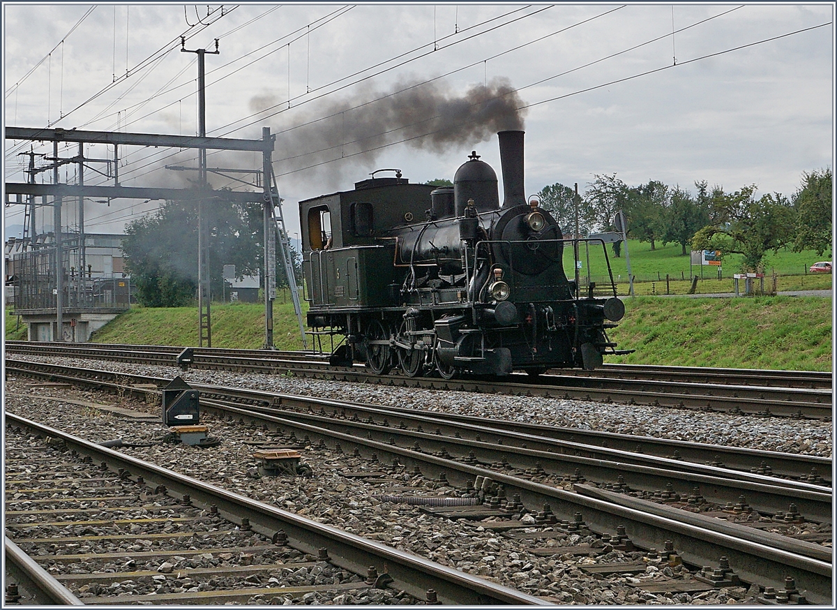 The ST E 3/3 N° 5 in Sursee.
27.08.2017