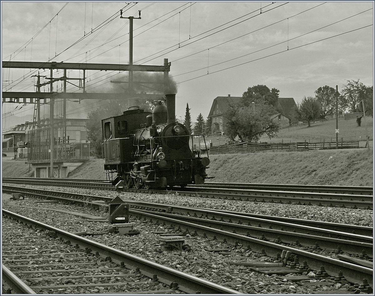 The ST E 3/3 N° 5 in Sursee.
27.08.2017