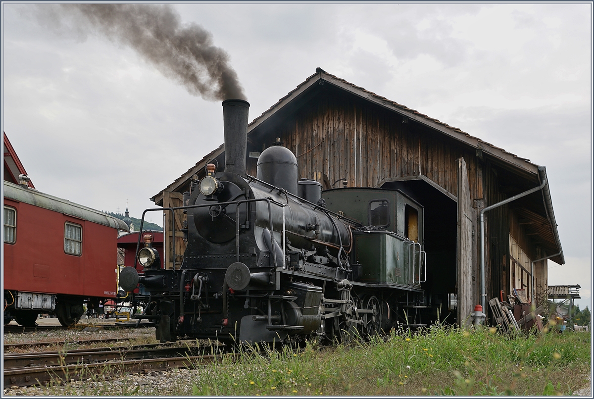 The ST E 3/3 N° 5 in Triengen.
27.08.2017