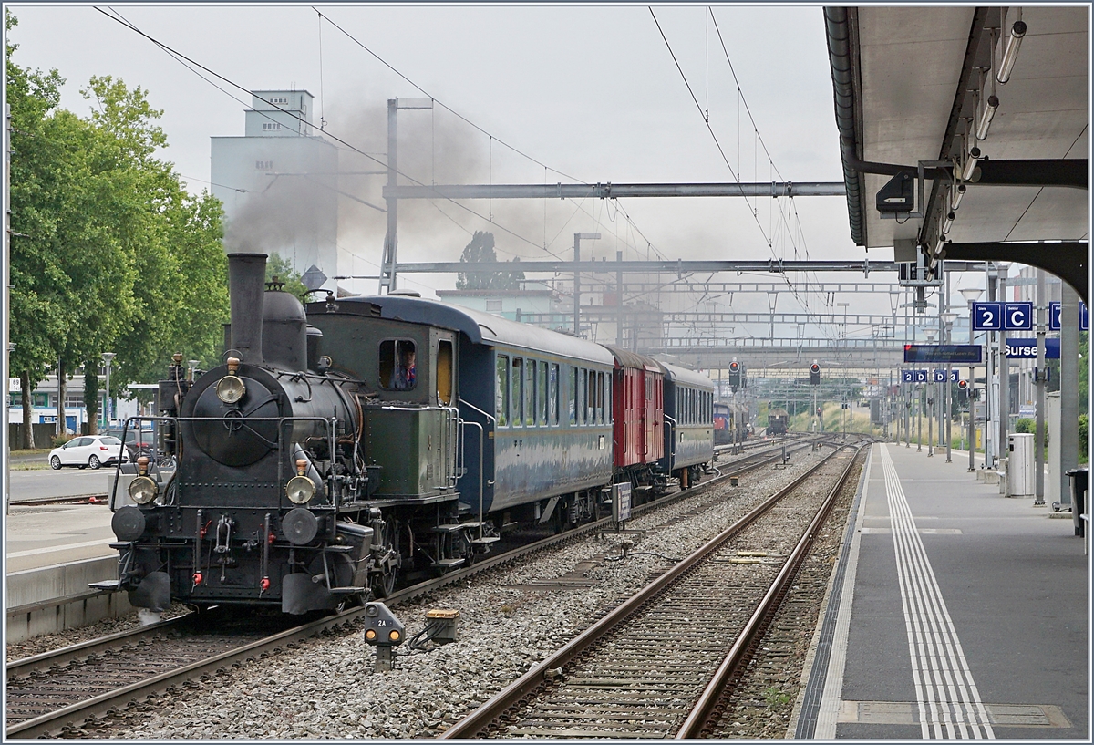 The ST (Sursee - Triengen) E 3/3 N° 5 in Sursee.
24.06.2018