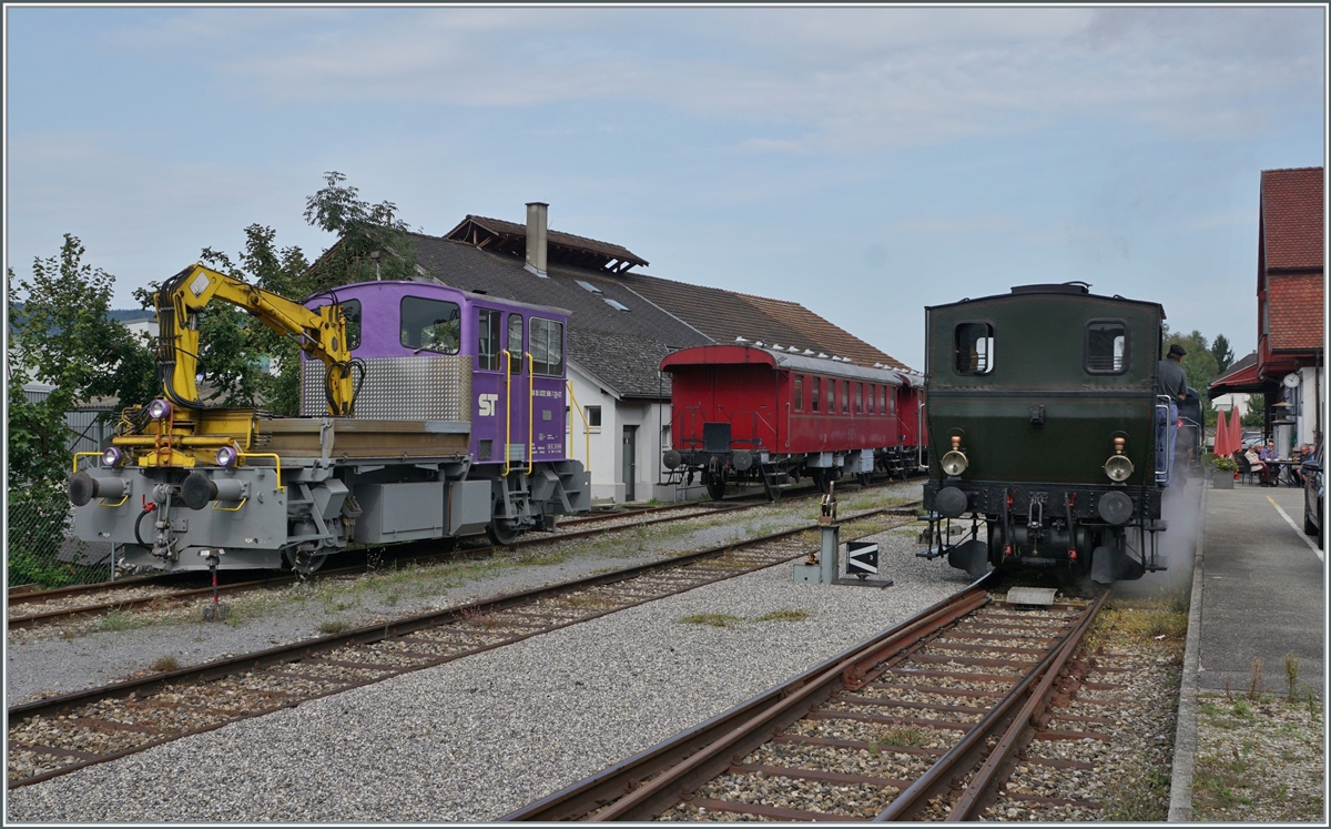 The ST Tm and the ST E 3/3 N° 5 in Triengen.

27.08.2017

 