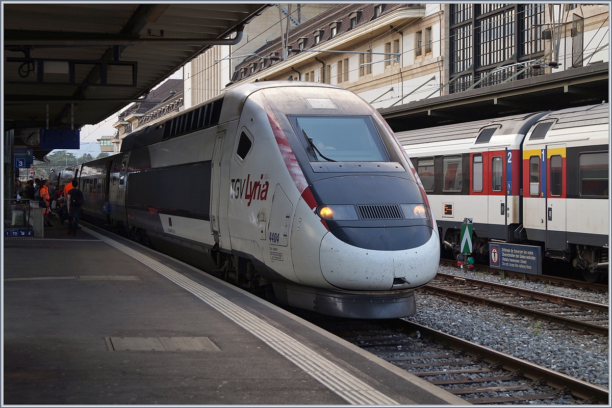 The TGV Lyria 4404 in Lausanne.

18.08.2019