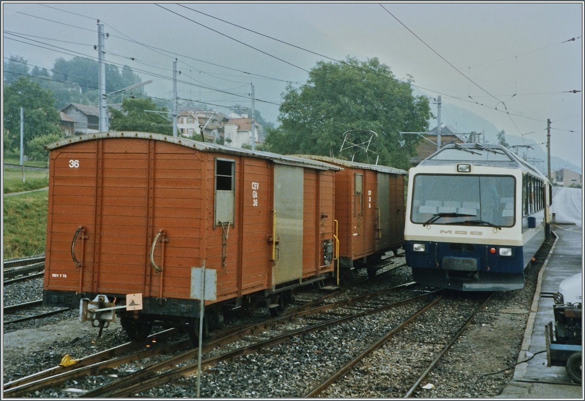 The The MOB  Super Panoramic Express  in Blonay. 
18.07.2016