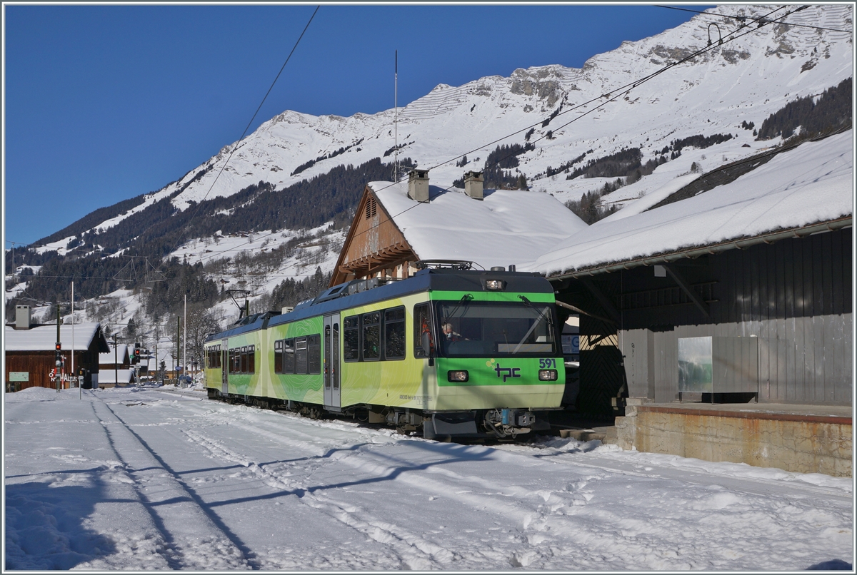 The TPC Beh 4/8 591 in Les Diablerets. 

11.01.2021