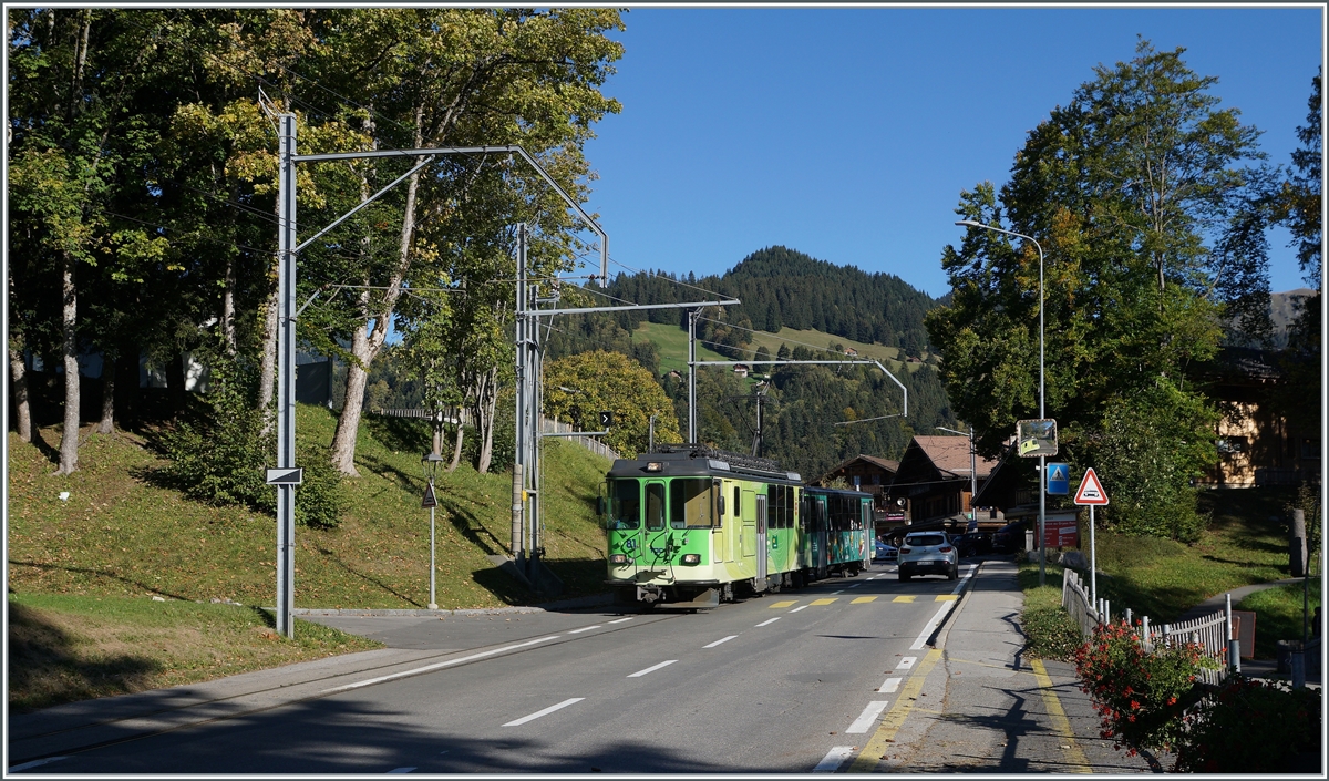 The TPC BVB BDeh 4/4 81 on the way to Bex in La Barboleusa. 

11.10.2021