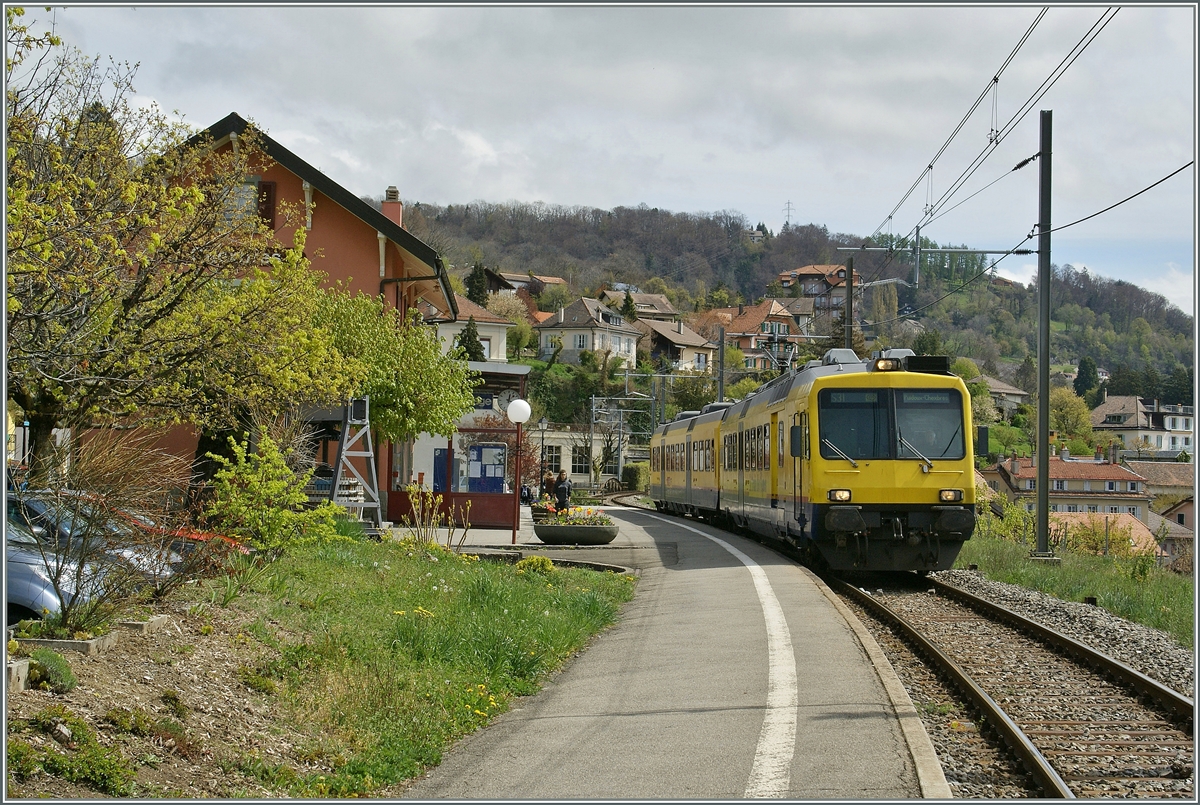 The Train de Vignes /Vine Yard Train in Chexbres.
23.4.2012