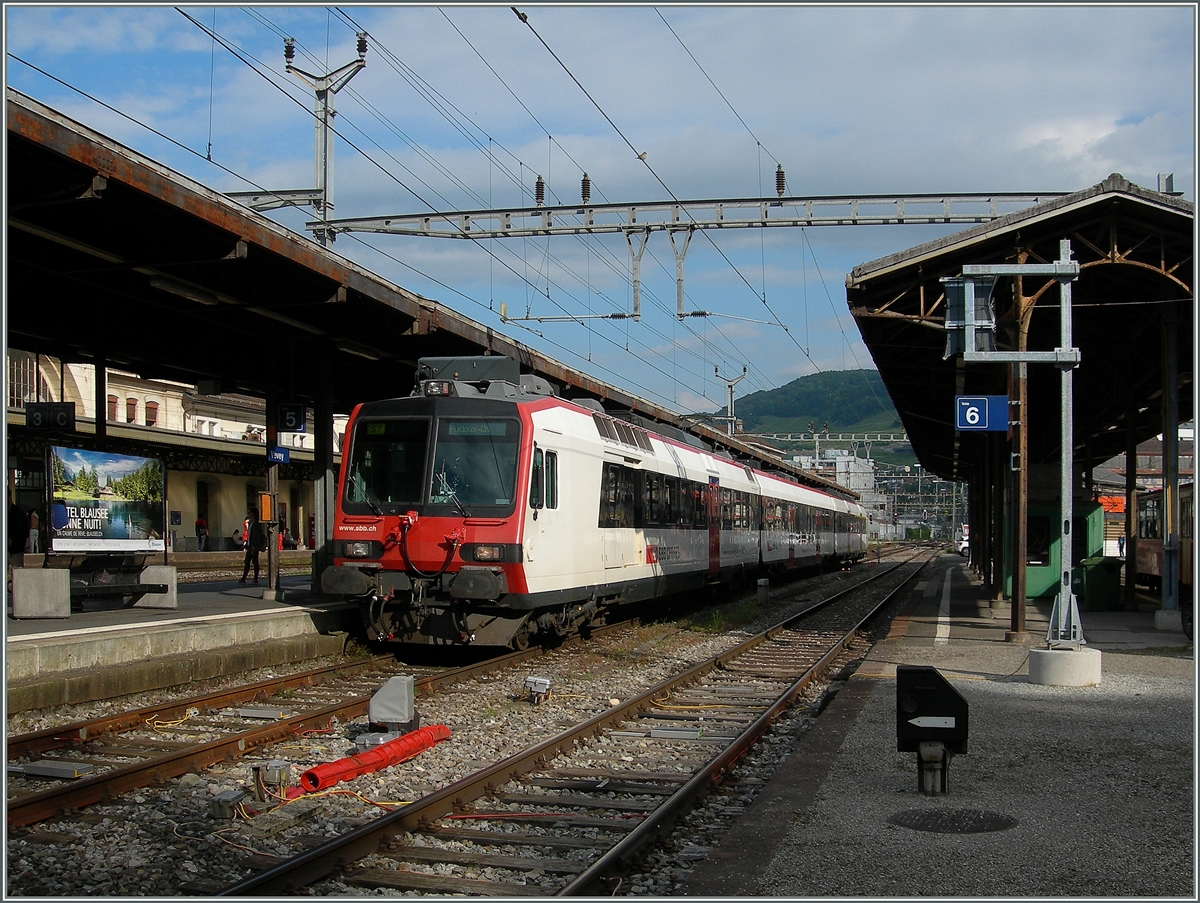 The  Train de Vignes  Vineyard train in Vevey.
01.06.2016