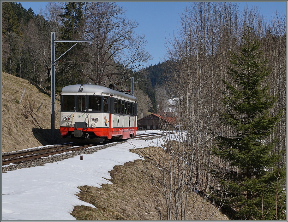 The transN BDe 4/4 N° 3 near Les Frêtes.
18.03.2016