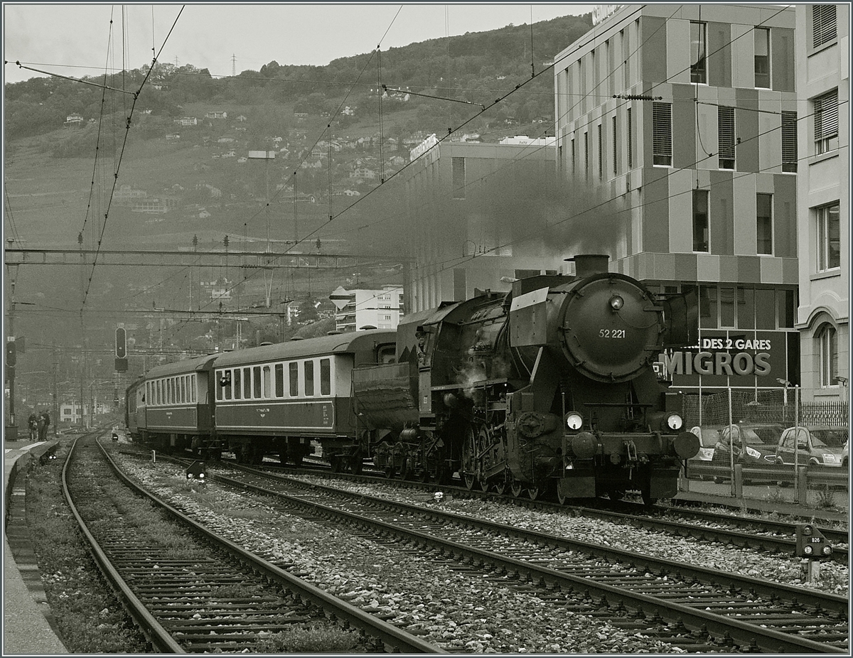 The VVT 52 221 is arriving at Vevey.
14.05.2016